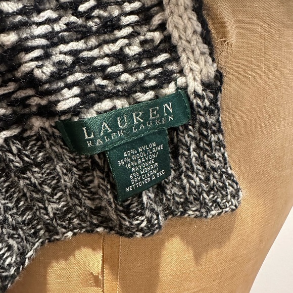 Lauren Ralph Lauren Wool Blend Knit Scarf - Picture 2 of 3